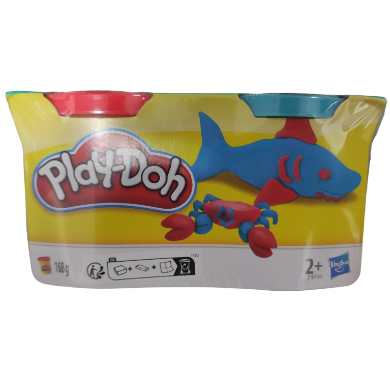 Набір пластиліну Play-Doh 2 кольори: червоний і блакитний (23656)