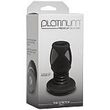 Анальний тунель Doc Johnson Platinum Premium Silicone - The Stretch Small - Black (м'ята упаковка!) SO4917-R, фото 4