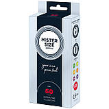 Презервативи Mister Size - pure feel - 60 (10 condoms), товщина 0,05 мм (м'ята упаковка!!!) SO8046-R, фото 4
