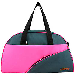Сумки фітнес Tiger спортивна сумка сіро-рожева 033