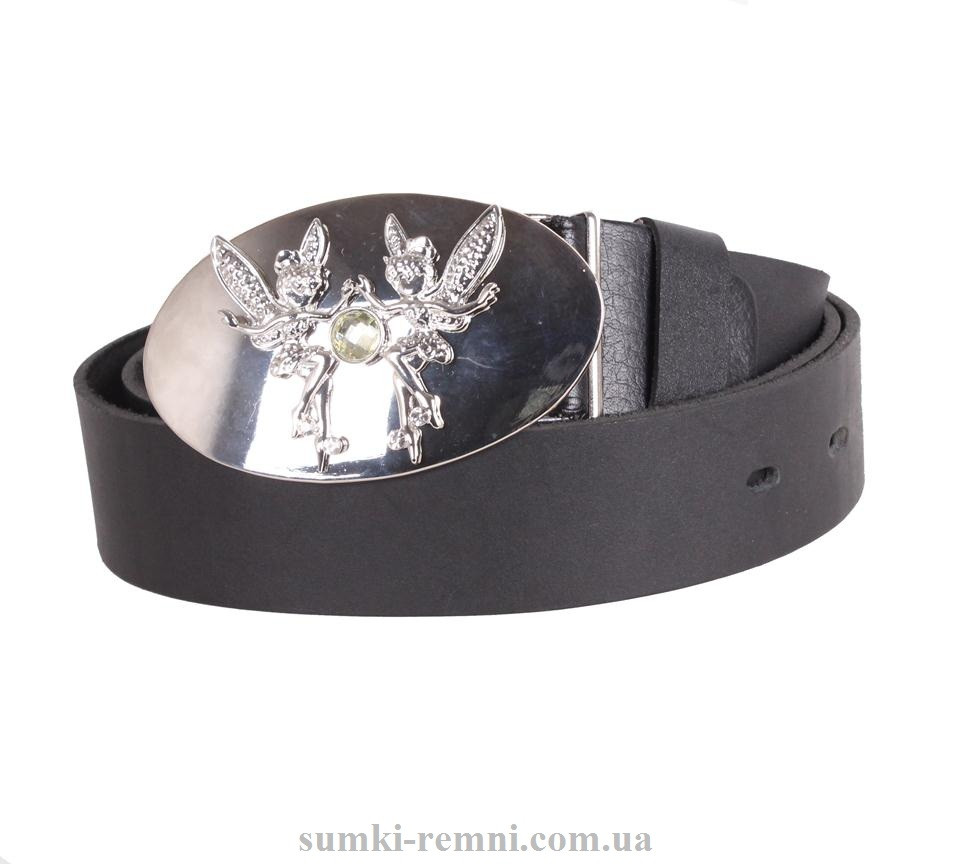 Жіночий ремінь з натуральної шкіри blx90411 чорний, фото 1