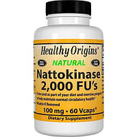 Комплекс для профилактики давления и кровообращения Healthy Origins Nattokinase 100 mg 60 Cap IO, код: 7517848