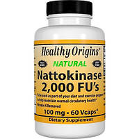 Комплекс для профилактики давления и кровообращения Healthy Origins Nattokinase 100 mg 60 Cap JM, код: 7517848