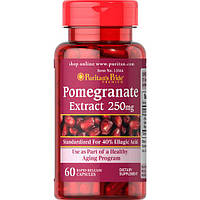 Антиоксидант Puritan's Pride Pomegranate Extract 250 mg 60 Caps HR, код: 7797486