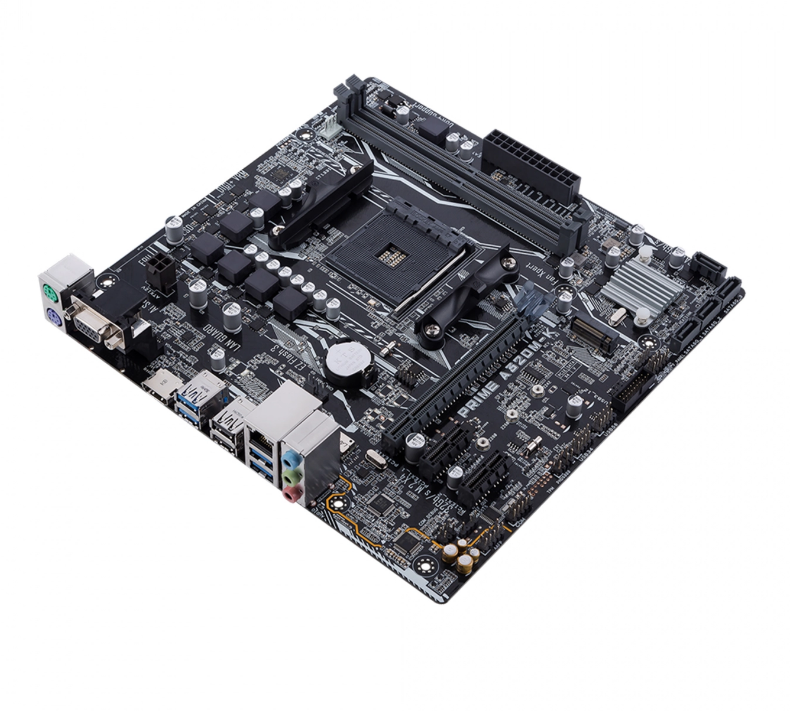 Материнська плата sAM4 AMD A320 4*DDR4 Asus Prime A320M-K mATX б/у