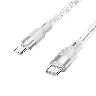 Кабель HOCO X99 Type-C to Type-C 5A 60W Grey