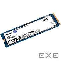 SSD диск KINGSTON NV2 500GB M.2 NVMe (SNV2S/500G) (SNV2S/500GBK)