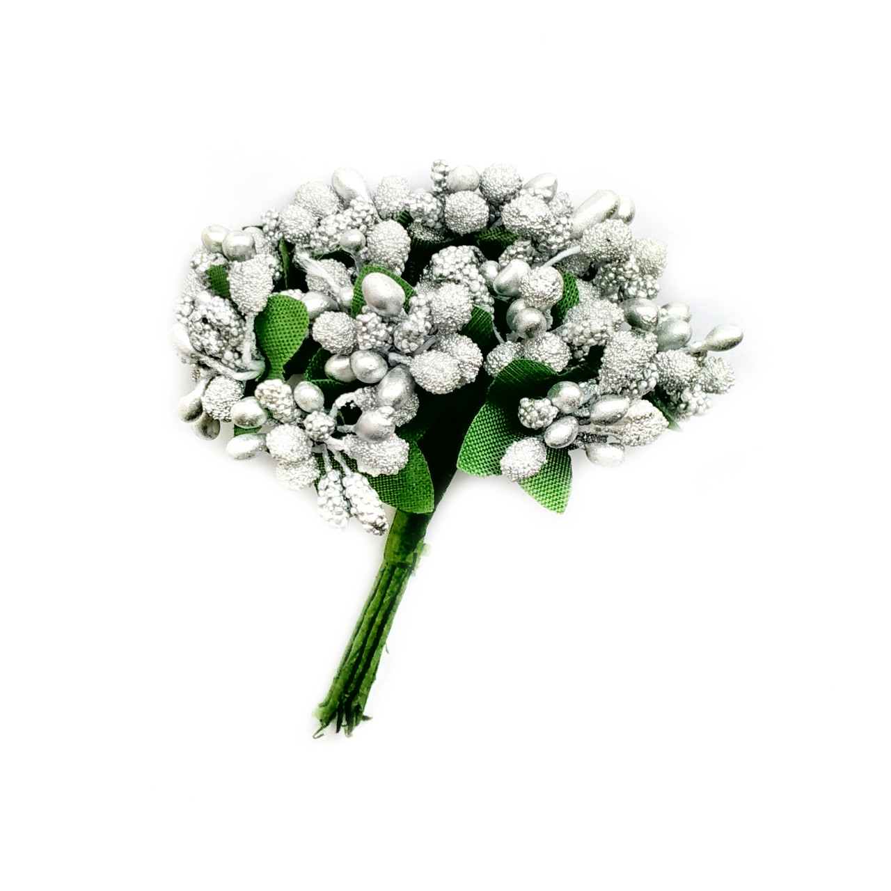 Тичинки на дроті 7011-002 срібло (12 шт), фото 1