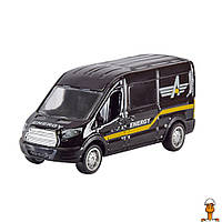 Машина детская "грузовик", масштаб 1:64, игрушка, черный, от 3 лет, АвтоПром AP7426(Black)
