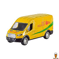 Машина детская "грузовик", масштаб 1:64, игрушка, желтый, от 3 лет, АвтоПром AP7426(Yellow)