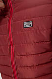 Куртка чоловіча демісезонна, колір бордовий, 244R070, фото 5