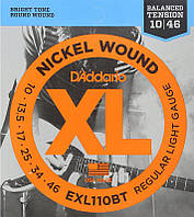 Струны для электрогитары 6 шт D'Addario EXL110BT Nickel Wound Balanced Tension Regular Light AM, код: 2660106