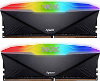 Модуль памяти Apacer DDR4 2х16GB/3200 NOX RGB Black (AH4U32G32C28YNBAA-2)