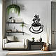 Декоративне панно з дерева, сучасна картина на стіну "Ромашковий чай", стиль лофт 25x18 см, фото 9
