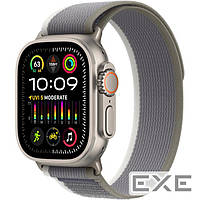 Смарт-часы Apple Watch Ultra 2 GPS + Cellular, 49mm Titanium Case with Green/Grey Trail Loop - M/L (MRF43UL/A)