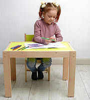 Стол детский деревянный бук, три цвета