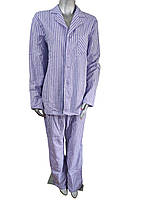 Пижама фланель р.48 рубашка + штаны - сирень