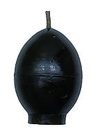 Восковая свеча "Черное яйцо с полынью"