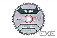 Пильный диск 216x30, Z40 WZ 5neg. Metabo "precision cut wood - classic" (628060000)