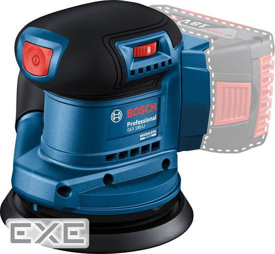 Эксцентриковая шлифмашина Bosch GEX 185-LI (ID#2127074609), цена: 4433 ...