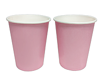 Бумажные стаканчики KOZA-Style "Розовые" 250мл 10шт/уп