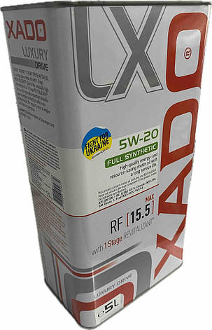 Олія моторна XADO Atomic Oil Luxury 5W-20 Full Synthetic (бут. 5л), фото 1