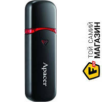 Флешка USB 2.0 Apacer 64 GB AH333 Black USB 2.0 (AP64GAH333B-1)