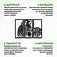 Декор в кімнату, дерев'яна картина на стіну "Зебра модульна картина", стиль мінімалізм 30x43 см, фото 7