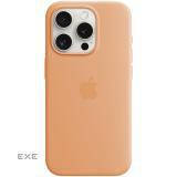 IPhone 15 Pro Silicone Case with MagSafe - Orange Sorbet,Model A3125 (MT1H3ZM/A)