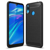 Чехол для мобильного телефона Laudtec для Huawei Y7 2019 Carbon Fiber Black LT-HY72019B ZXC