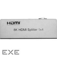 HDMI сплиттер 1 to 4 POWERPLANT HDMI 1x4 8K/60Hz (CA914203)