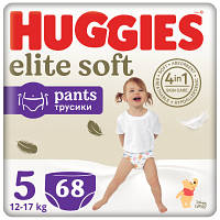 Подгузники Huggies Elite Soft 5 12-17 кг Box 68 шт 5029053582467 ZXC