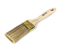Кисть малярная Polax флейцевая деревянная ручка искусственный ворс Чемпион 2 (06-003) UN, код: 2332350