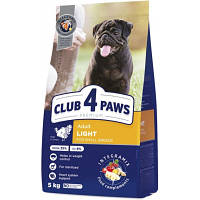 Сухой корм для собак Club 4 Paws Премиум. Контроль веса с индейкой для малых пород 5 кг (4820215367851)