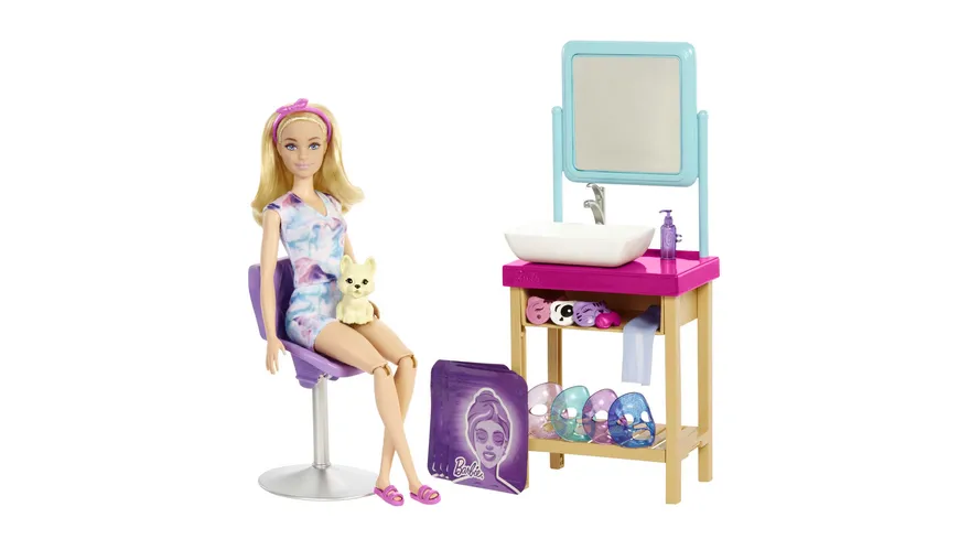 Набір ігровий День у СПА Barbie (фігурка, меблі, аксесуари) HCM82