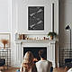 Настінний декор для дому, картина лофт "Об'ємна картина абстракція", декоративне панно 30x20 см, фото 9