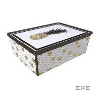 Коробка QUTU TREND BOX з/кр PINEAPPLE LIFE 25л. (TREND BOX с/к PINEAPPLE LIFE 25л.)