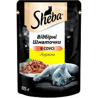 Влажный корм для кошек Sheba cig POU с курицей в соусе 85 г 4770608257170 ZXC