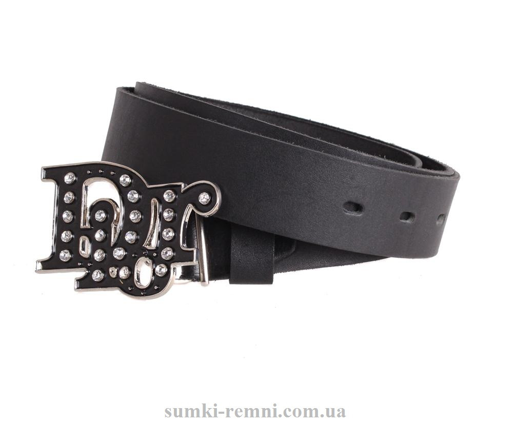 Жіночий ремінь з натуральної шкіри blx90416 чорний, фото 1