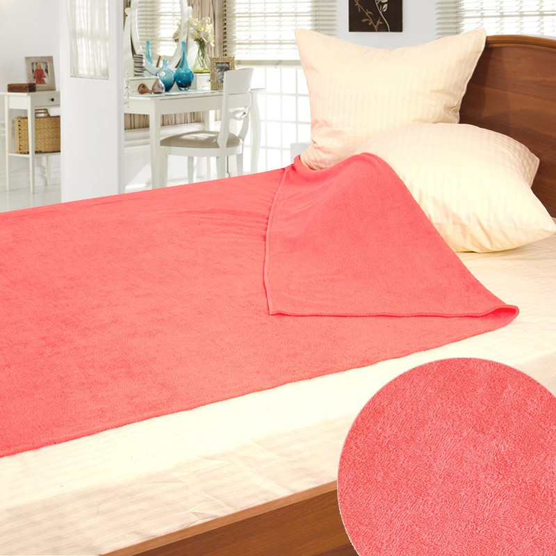 Простирадло махрове 200х220см Ярослав корал, фото 1