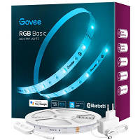 Світлодіодна стрічка Govee RGB Smart Wi-Fi + Bluetooth LED Strip Lights 15 м Белій (H61543A1)