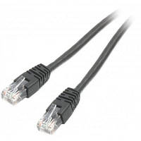 Патч-корд 0.5м UTP cat 6 CCA black Cablexpert  PP6U-0.5M/BK  ZXC