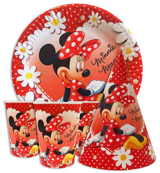 Набір посуду паперовий одноразовий | Мінні Маус