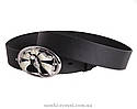 Жіночий ремінь з натуральної шкіри blx90418 чорний, фото 3