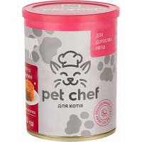 Паштет для кошек Pet Chef с говядиной 360 г 4820255190419 ZXC