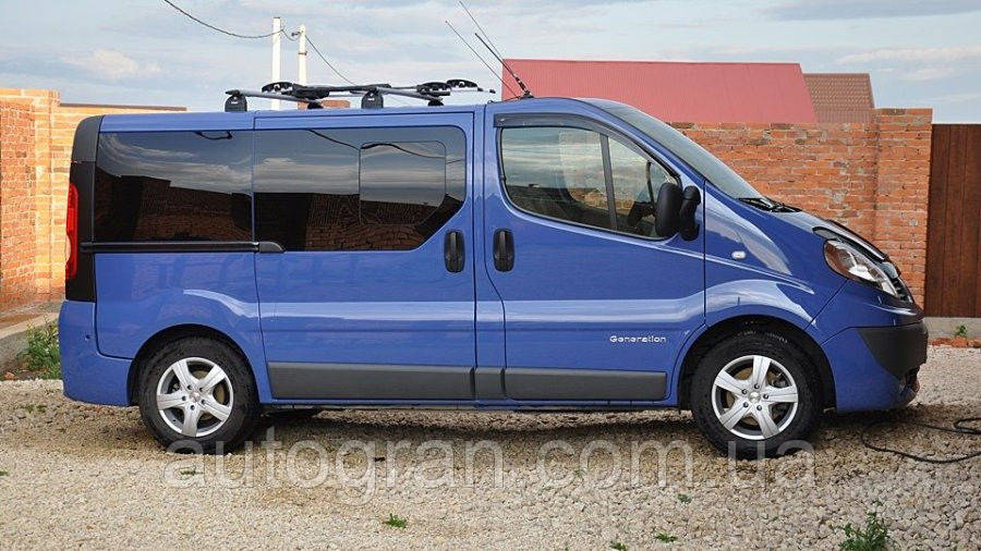 Дефлектори вікон вітровики Renault Trafic 2001-