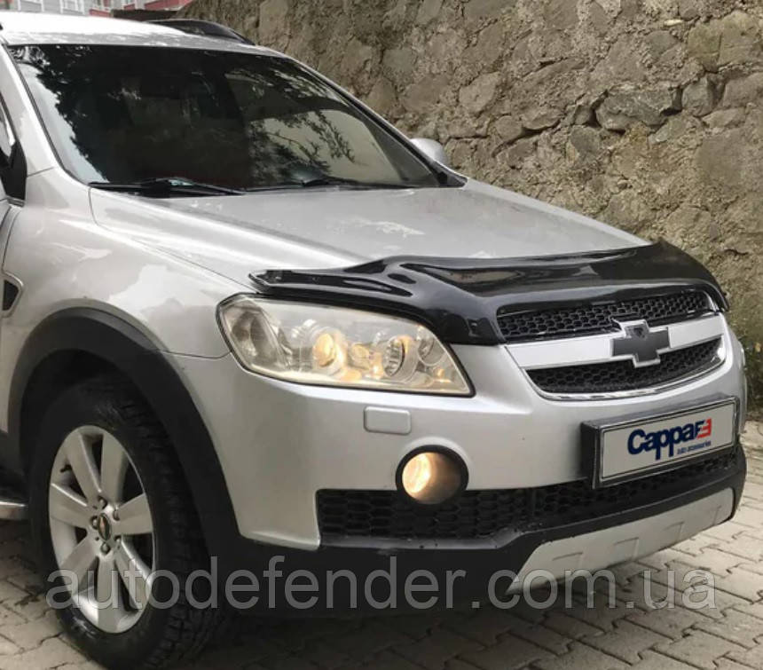 Дефлектор капоту (мухобійка) Chevrolet Captiva 2006-2011, Eurocap - Vip Tuning, CH03