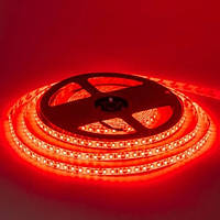 Світлодіодна LED стрічка з клейкою основою 8мм 9,6 Вт/м 120 LED/м IP20 MTK-600R3528-9,6W-12 червона (5м)