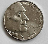 Монета США 5 центів 2005 р. Вихід до океану, фото 3