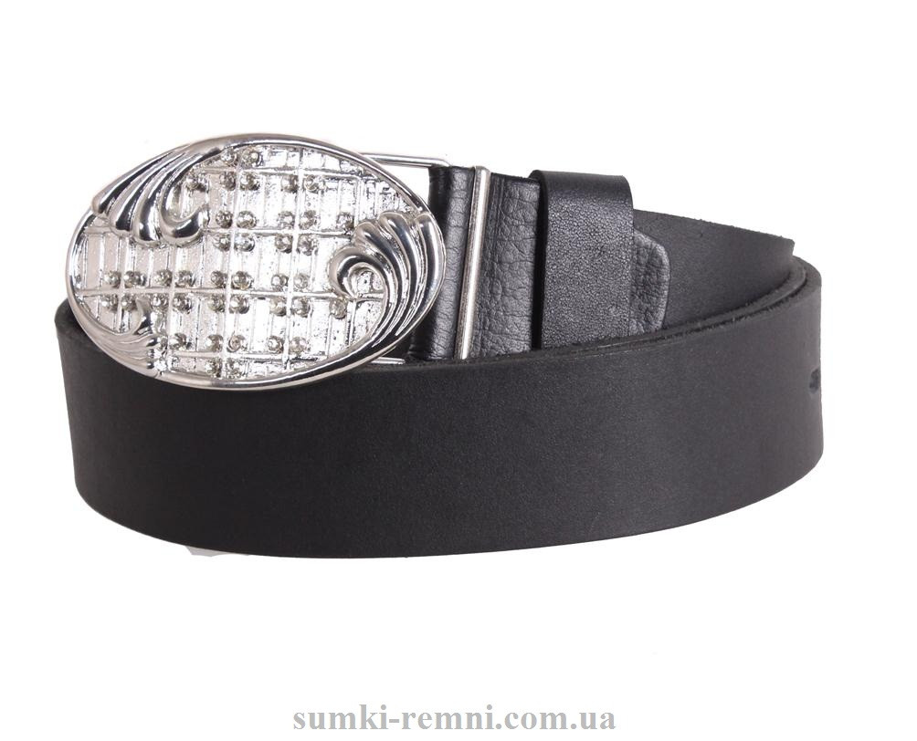 Жіночий ремінь з натуральної шкіри blx90423 чорний, фото 1